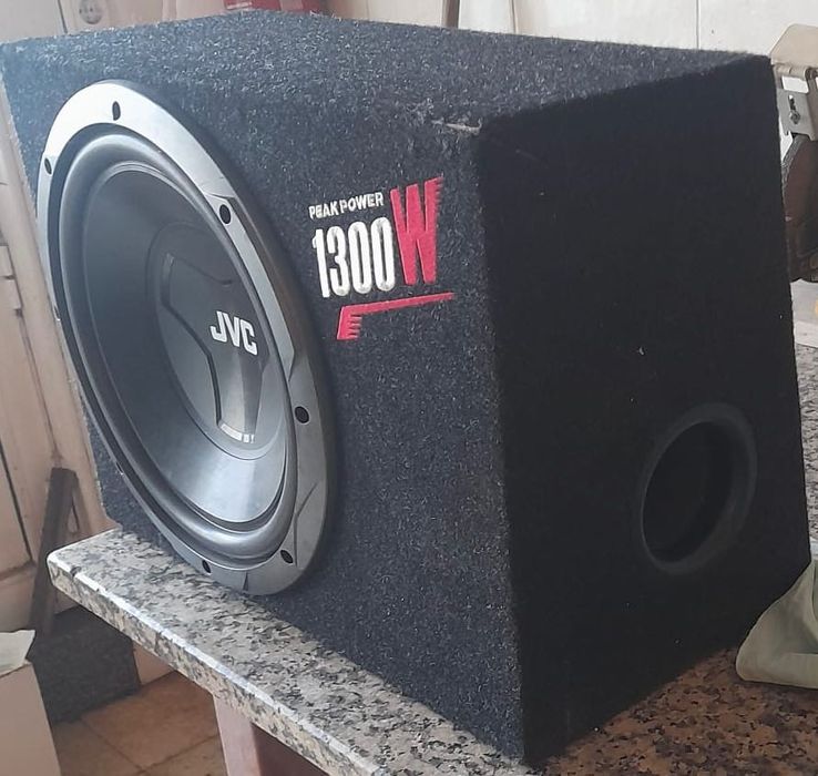 JVC 1300W Box Subwoofer CS-BW120