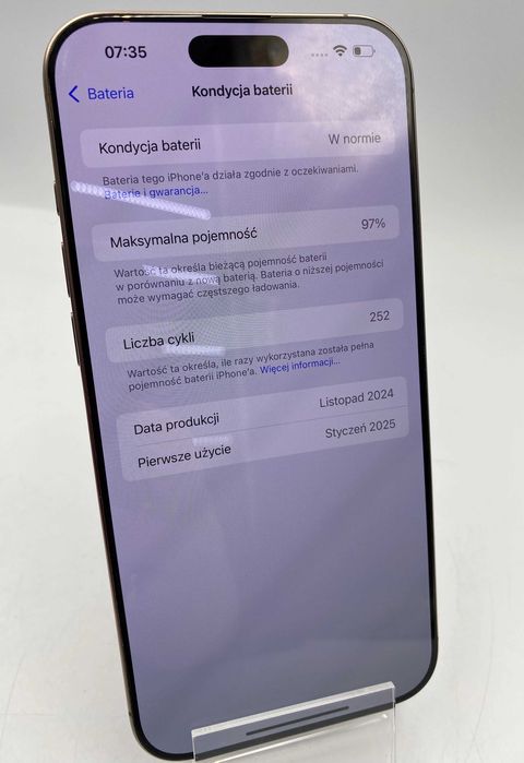 Telefon Iphone 16 pro max 256Gb OPIS!