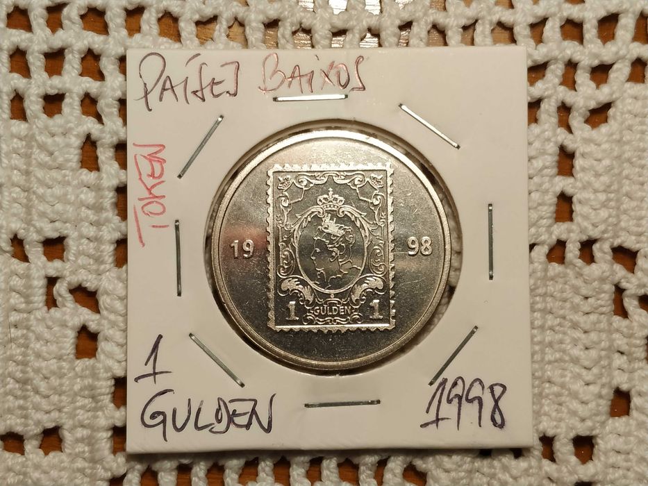Medalha/ficha/token - 1 gulden 1998