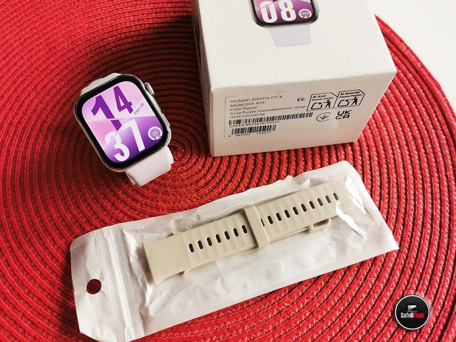 ZADBANY Huawei Watch Fit 4 Fioletowy - GPS - AMOLED - KPL. + Pasek GW.