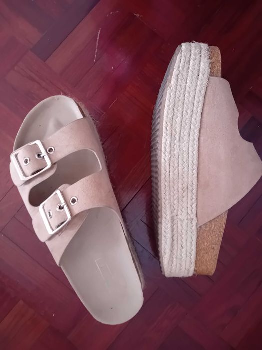 Sandálias com plataforma Lefties – Tamanho 36