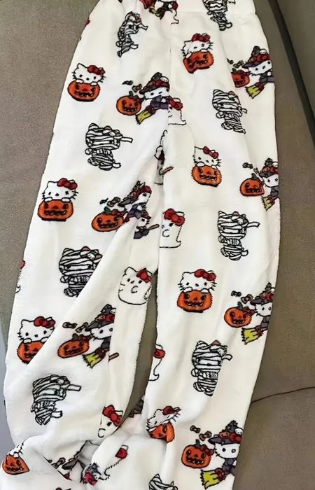 Spodnie do piżamy hello kitty halloween nowe M 38