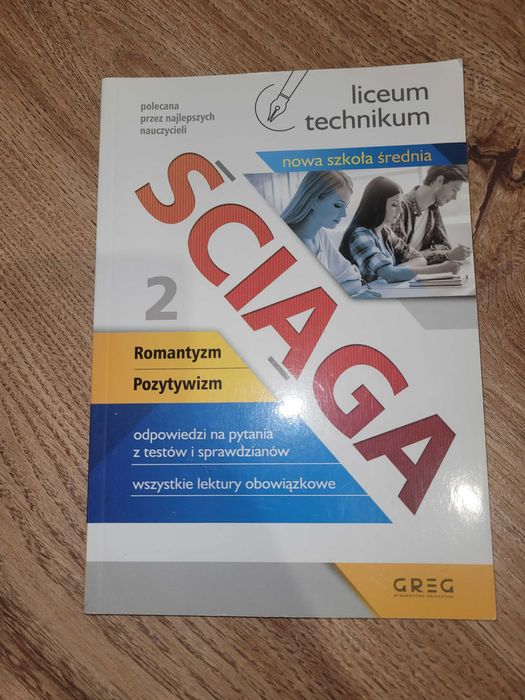 Książka Sciąga 2  Romantyzm Pozytywizm  odpowiedzi