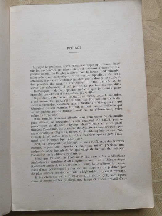 Gaston Lyon Therapeutique Biologique 1937