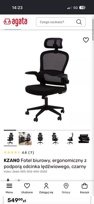 fotel ergonomiczny