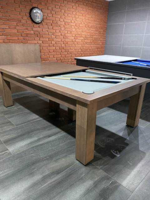 Stół Bilard Werona 8 ft z blatem nakrywającym/wstawką 60cm/akcesoriami