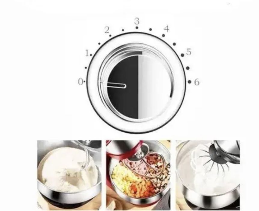 Кухонний комбайн Rainberg RB-8083 тестомес миксер блендер 4л 3200Вт