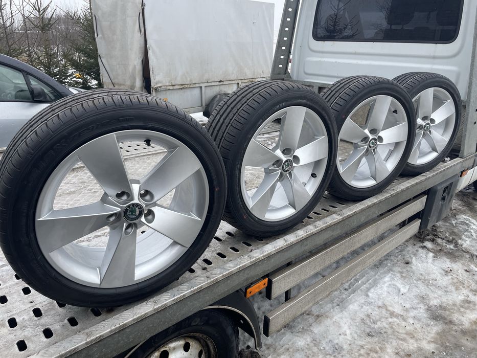 Kola letnie skoda 17 cali nowe opony