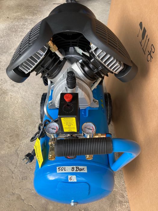Kompresor  sprężarka GUDEPOL SO 380/50 8 BAR / 50L 230V  OD RĘKI