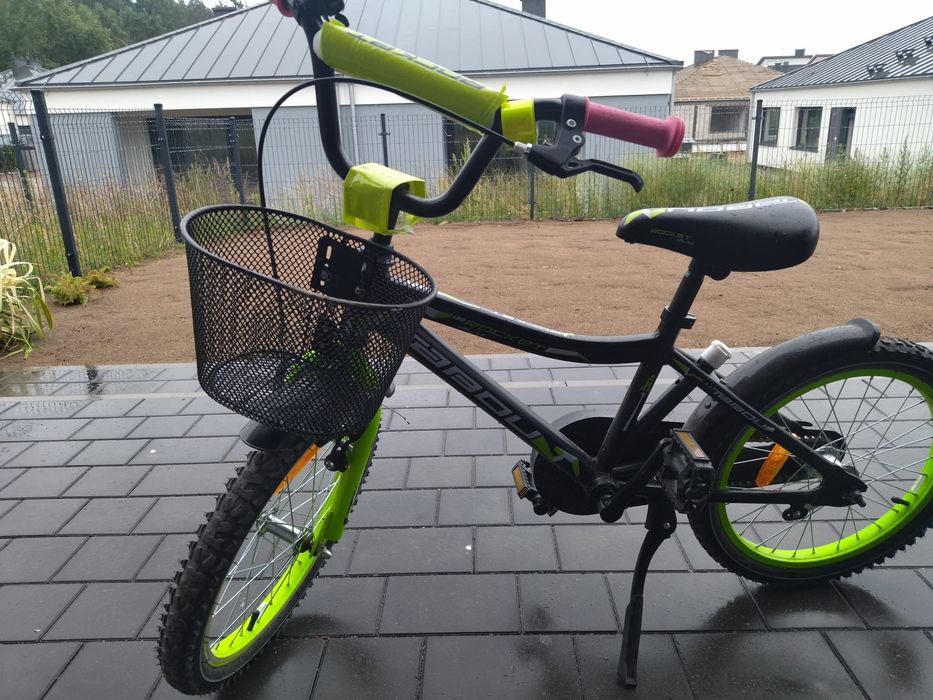 Rower dziecięcy 18" TABOU ROCKET ALU czarno-zielony