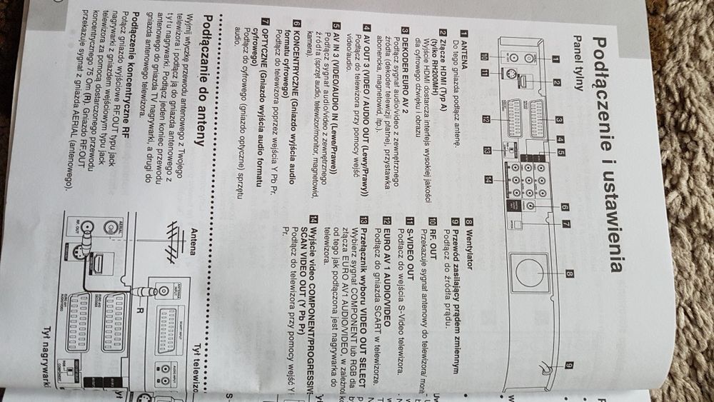 Nagrywarka LG RH200 MH z 250HDD