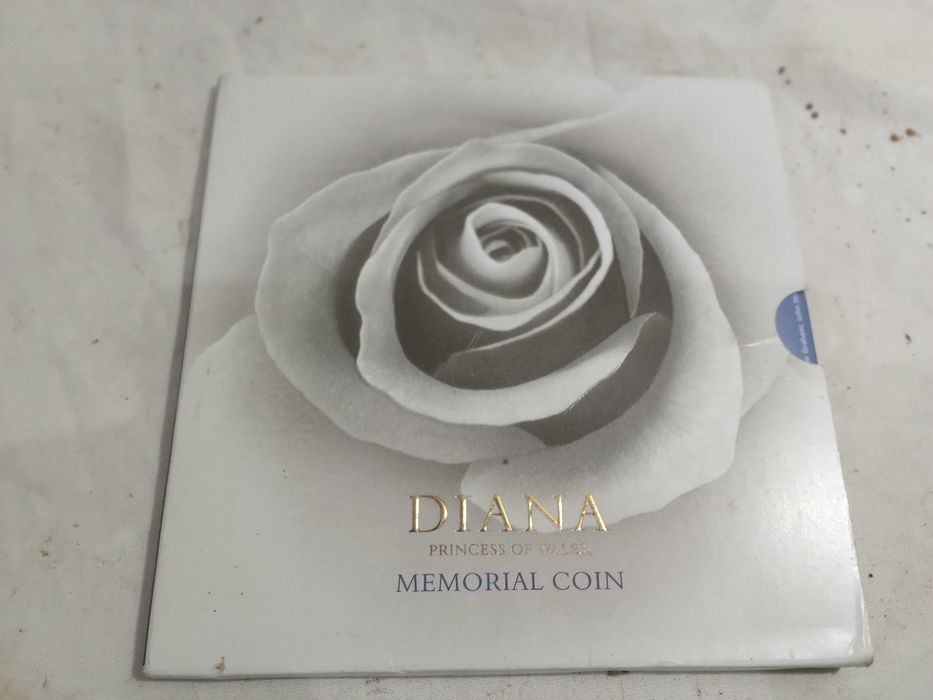 Moeda 5 Pounds 1961/1997 Princesa Diana Memorial Coin