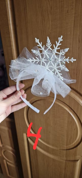 Обруч сніжинки.новорічне.зими