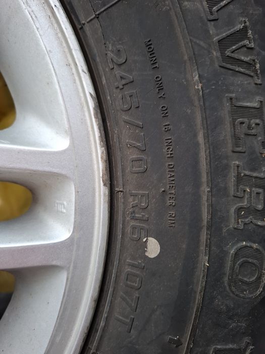 Zestaw 5 opon felg GT Radial Savero WT 245/70 R16 107 T