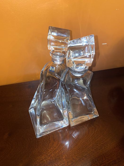 Lovers Decanters Bohemia Crystal Whiskey Set