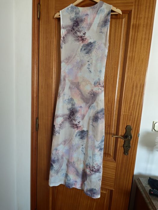 Vestido com drapeado