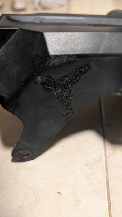 Suporte de matricula protecao escapes xt660