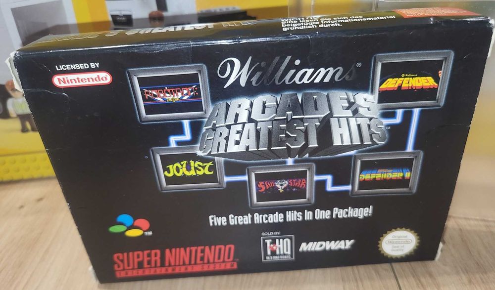 Gra Williams Arcades Greatest Hits - NINTENDO SNES - BDB- stan Komplet