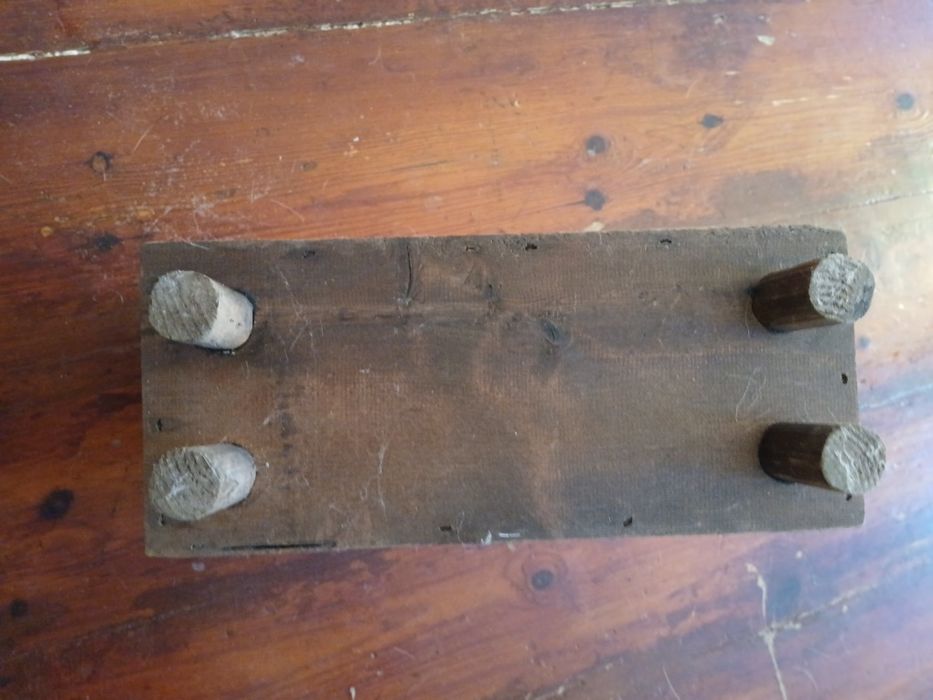 caixa engraxar sapatos de madeira