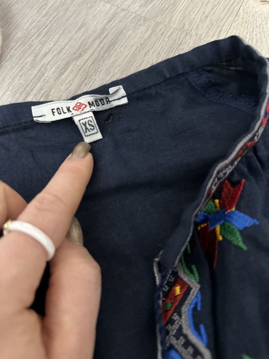 Вишиванка нова Folk Moda льон розмір XS