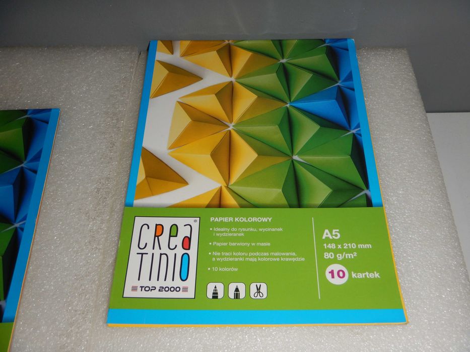 Papier kolorowy 3 zestawy Top 2000 Creatinio A5/10k