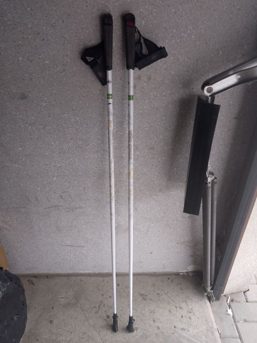 Perfekcyjne leciutkie kije nordic walking carbon Crane natural  120cm