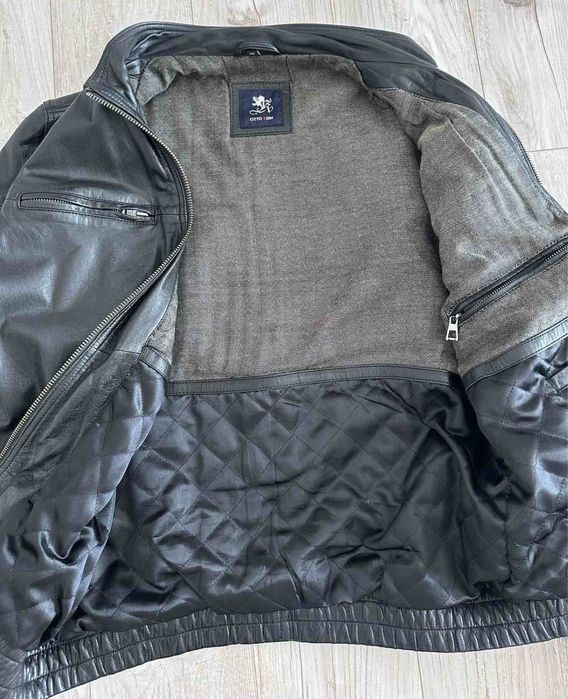 Шкіряна куртка otto kern balenciaga оригінал