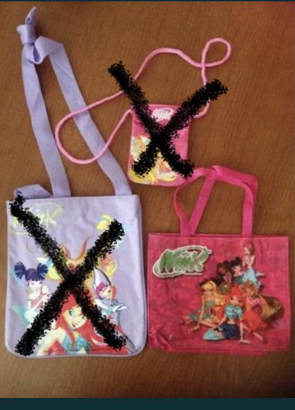 Mala rosa das Winx