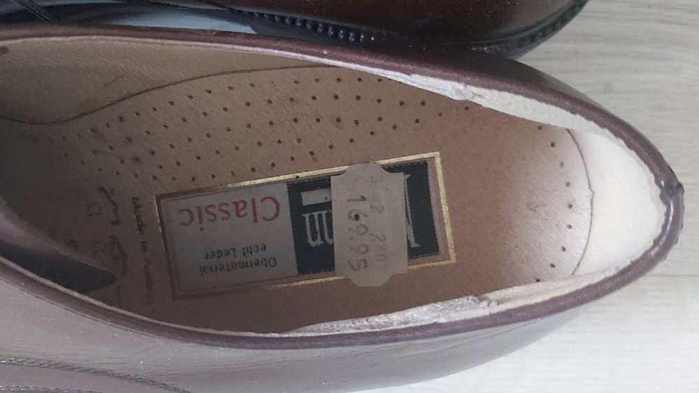 Nowe buty męskie z Holandii M.John skora naturalna