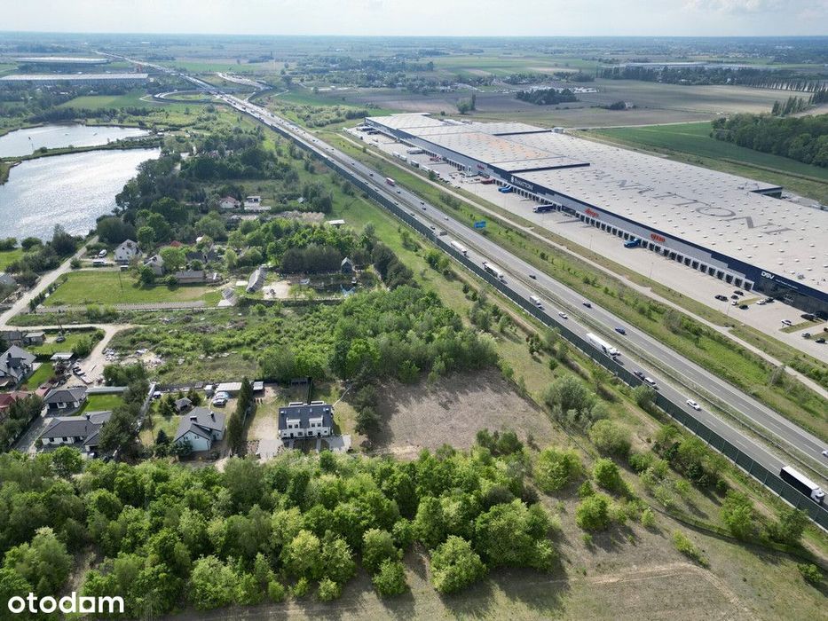 Atrakcyjna działka w zielonej okolicy blisko A2 - Widok 2