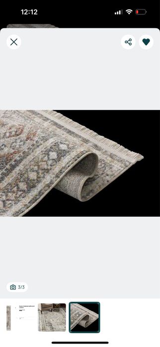 Duzy dywan boho 3x4m nowy