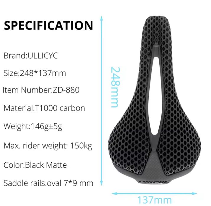 Selim / Saddle Syncros  3D Printed