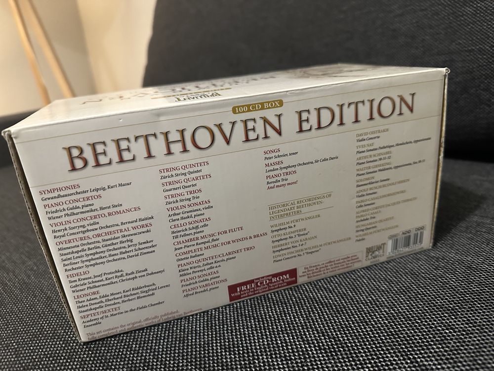 BEETHOVEN　100CD BRILLIANT CLASSICS Beethoven Edition - Complete Works - box 100 cd (Brilliant