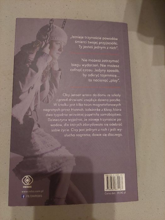 Książka "Trzynaście powodów" Jay Asher