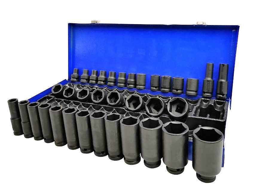 Великий набір торцевих ударних головок 1/2 8 32 мм 35 шт Silver S11663