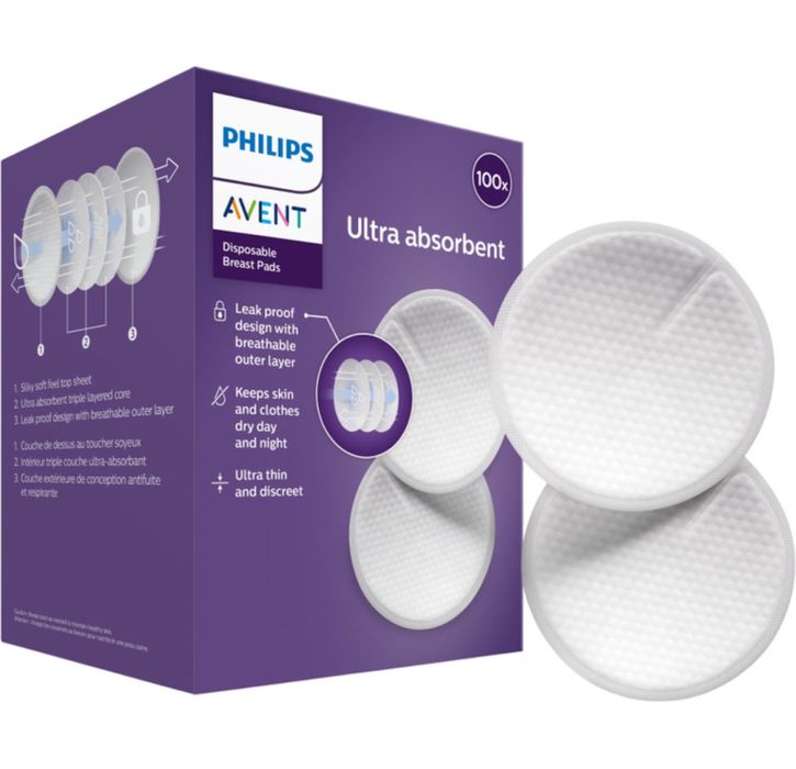 Лактаційні вкладиші для бюстгальтера Philips Avent, 60 шт