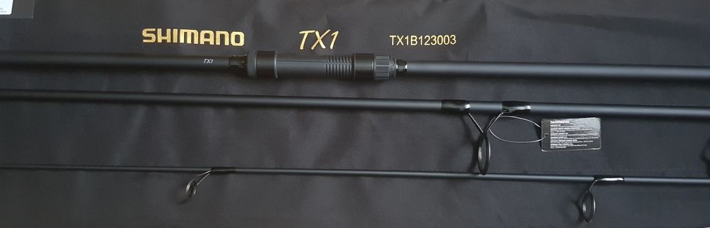 Dwie wędki karpiowe Shimano tx-1b 12ft 3.00lb 3cz.