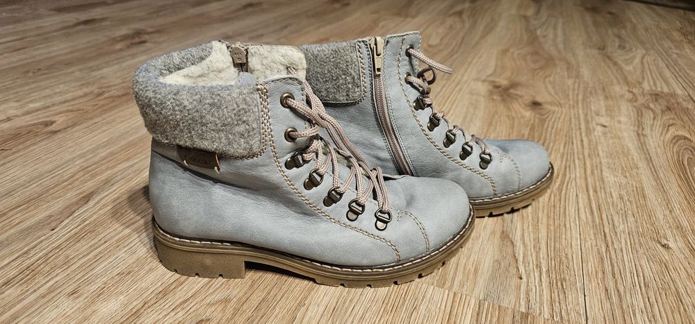 Rieker damskie buty zimowe rozmiar 38 wkładka 24cm używane