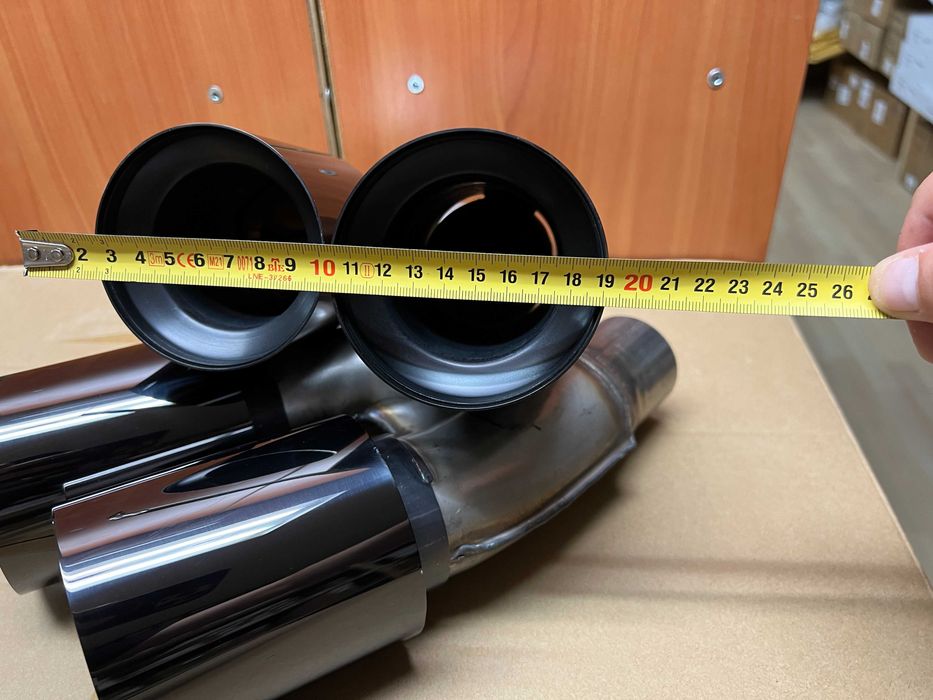 насадки на вихлоп Выхлоп bmw g30 m5 f90 black бмв м5 ф90 г30 540 550