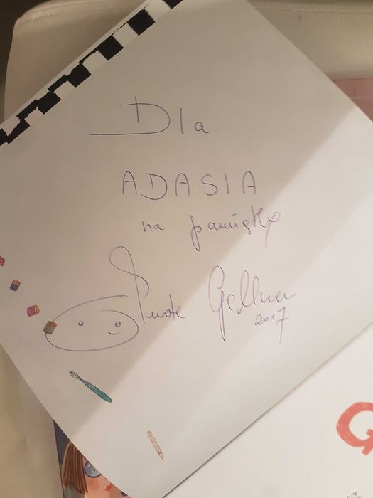 Gryzmoł Dorota Gellner  stan idealny z dedykacją dla Adasia