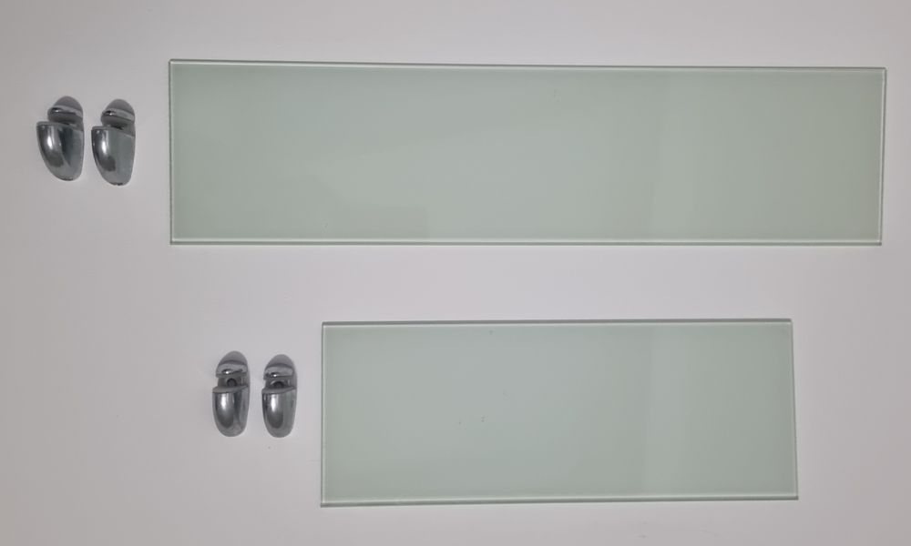 Prateleiras de vidro