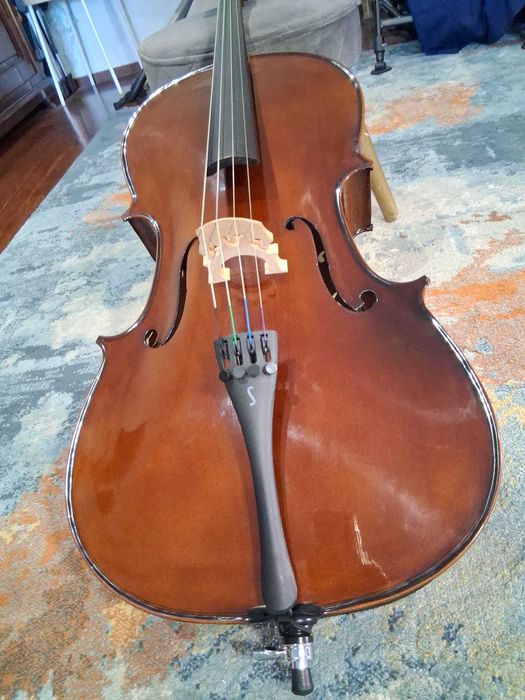 Violoncelo Stentor Student II 1/2 - Madeira Maciça, Como Novo