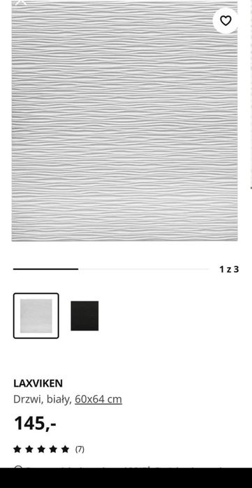 Fronty  IKEA laxsviken 3 szt