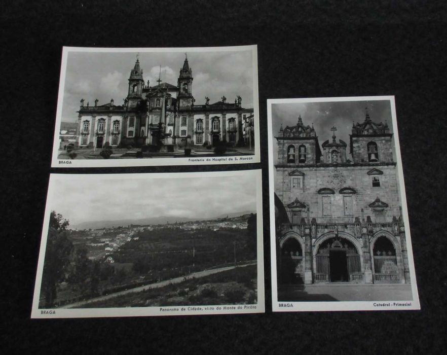 Vintage Postcard Braga Portugal Pax