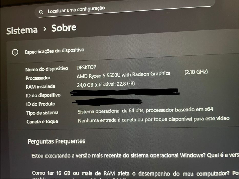 PORTATIL Lenovo ThinkPad E15 24gb RAM