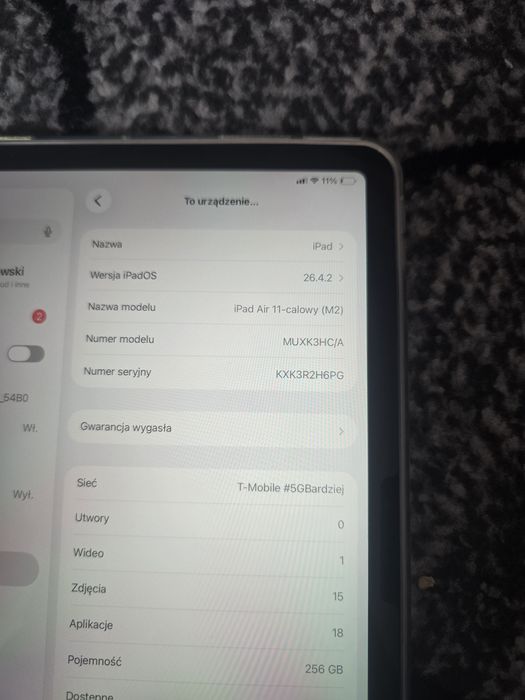Aipad Air 11 256gb Biały Pencil Pro