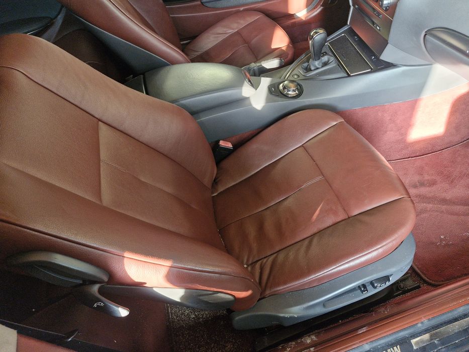 Wnetrze fotele bmw e63 komplet