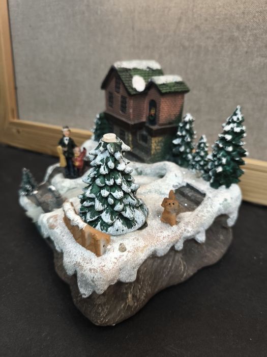 Vila Natalina Miniatura Decoração
Peça Central de Inverno: Charmosa mi