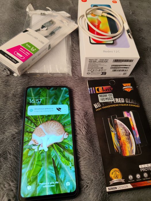 Xiaomi redmi 12C ,4gb(8gb)/128gb stan dobry polecam