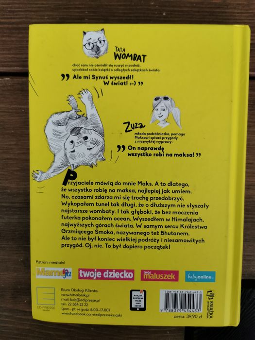 Wombat Maksymilian i królestwo Grzmiącego smoka - M. Kozioł